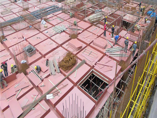 广东构筑模版使用工地