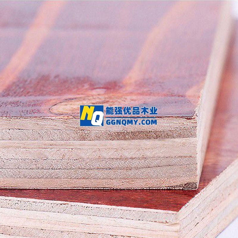 工地专用幼红板批发，耐用多层构筑模板销售